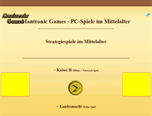 Tablet Screenshot of mantronic-games.de